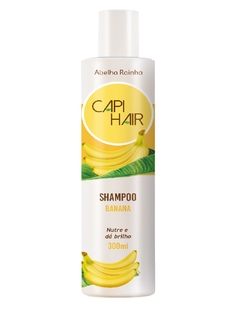 Shampoo Nutritivo de Banana Capi Hair Abelha Rainha 300ml