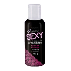 Gel de Massagem Afrodisíaco Calda de Morango Secret Sexy Abelha Rainha 120g