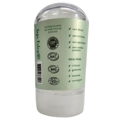 Desodorante Stick Cristal Sem Alumínio Unissex Sem Perfume Vegano Piatan Natural 60g