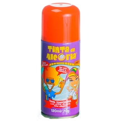 Tinta Temporaria Spray para Cabelos Laranja Tinta da Alegria 120ml/70g