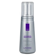 Shampoo Silver & Blond Cabelo Louro e Grisalho Vegano LARREE 300ml