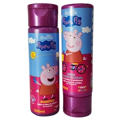 Kit Shampoo + Creme Multifuncional Vegano Peppa Pig Griffus