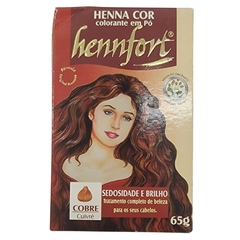 Coloração em Pó Henna Cor Cobre Hennfort 65g