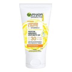 Protetor Hidratante Facial Efeito Matte Vitamina C FPS 30 Garnier SkinActive 40g