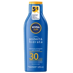 Protetor Solar Facial e Corporal FPS 30 Protect e Hidrata Nivea Sun 125ml