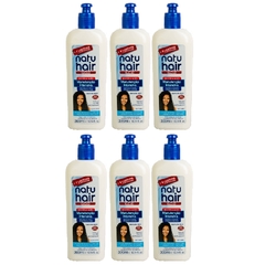 Kit 6 Ativador De Cachos Manutenção Intensiva SOS NatuHair 300ml