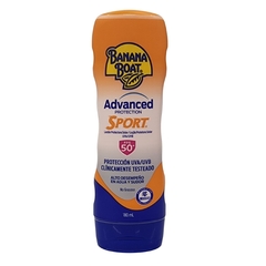 Loção Protetora Solar UVA/UVB Advanced Protection Sport FPS 50+ Banana Boat 180ml