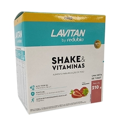 Shake e Vitaminas Morango Lavitan By Redubío Cimed 210g