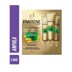 Ampola Tratamento Restauração 3 Ampolas de 15ml Pantene