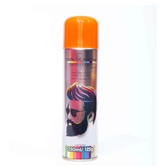 Tinta Temporaria Spray para Cabelos Laranja BarberShop Tinta da Alegria 250ml/125g