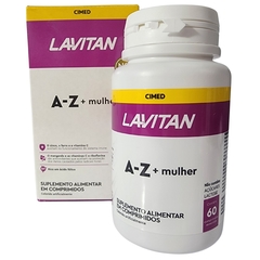 Suplemento Alimentar A - Z + Mulher Lavitan Cimed 60 Comprimidos