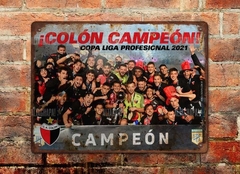 Chapa rústica Colón, Campeón 2021