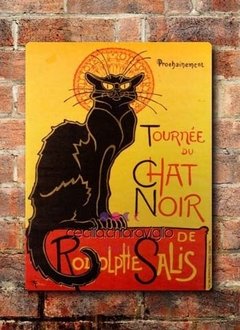 Chapa rústica Le Chat Noir
