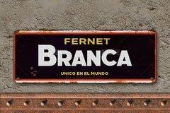 Chapa rústica Fernet Branca - comprar online