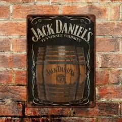 Chapa rústica whisky Jack Daniel's