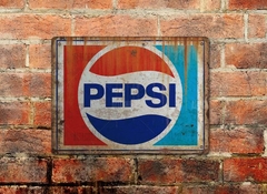 Chapa rústica Pepsi Cola