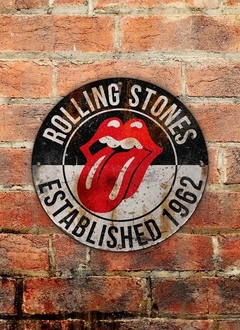 Chapa rústica The Rolling Stones