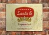 Chapa rústica cerveza Santa Fe Especial