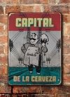 Chapa rústica Santa Fe capital de la cerveza - comprar online