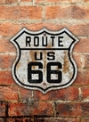 Chapa rústica Ruta 66