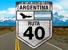 Chapa rústica Ruta Nacional 40