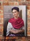 Chapa rústica frase de Frida Kahlo - comprar online