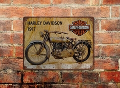 Chapa rústica Harley Davidson 1917