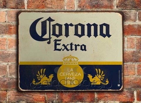 Chapa rústica Cerveza Corona