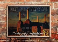 Chapa rústica Pink Floyd Animals - comprar online