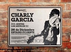 Chapa rústica Charly Garcia 1982 - comprar online