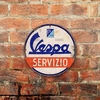 Chapa rústica Vespa Servizio