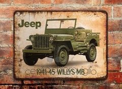 Chapa rústica Jeep Willys MB 1941-1945 - comprar online