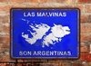 Chapa rústica Las Malvinas son Argentinas. - comprar online