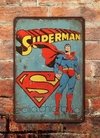 Chapa rústica Comic Superman - comprar online