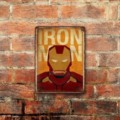 Chapa rústica Iron Man