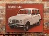Chapa rústica Renault 4L - comprar online