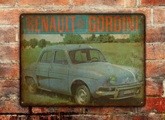 Chapa rústica Renault Gordini - comprar online