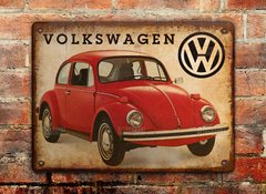 Chapa rústica Volkswagen Beetle 1974 - comprar online