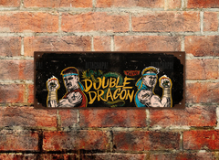 Chapa rústica Arcade Double Dragon