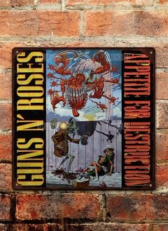 Chapa rústica Guns N' Roses Appetite for Destruction - comprar online