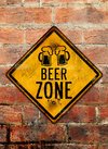 Chapa rústica Beer Zone - comprar online