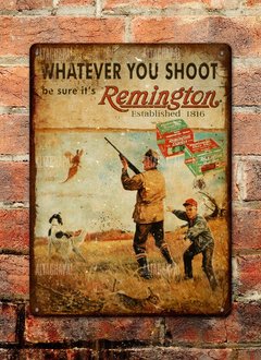 Chapa rústica Remington - comprar online