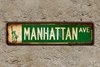 Chapa calles New York "Manhattan Ave" - comprar online