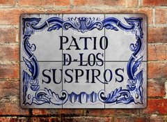 Chapa rústica Patio de los Suspiros - comprar online