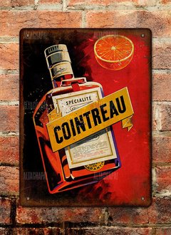 Chapa rústica licor Cointreau