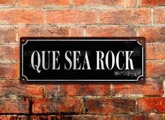 Chapa cartelito: Que sea rock