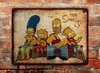 Chapa rústica Los Simpson
