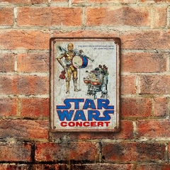 Chapa rústica Star Wars Concert