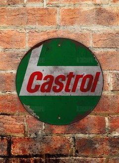 Chapa rústica Castrol