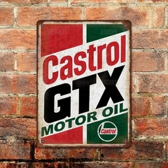 Chapa rústica Castrol